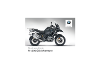 BMW R1200 GS ADVENTURE - Navod na pouzivanie SK 2017